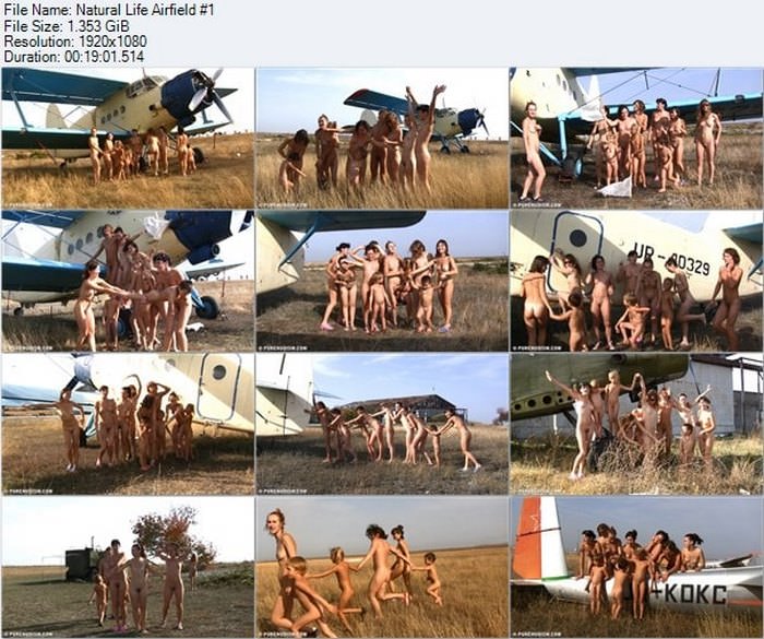 Walk naturists in the vicinity of the airfield HD purenudism video [ギャラリーヌーディズム]